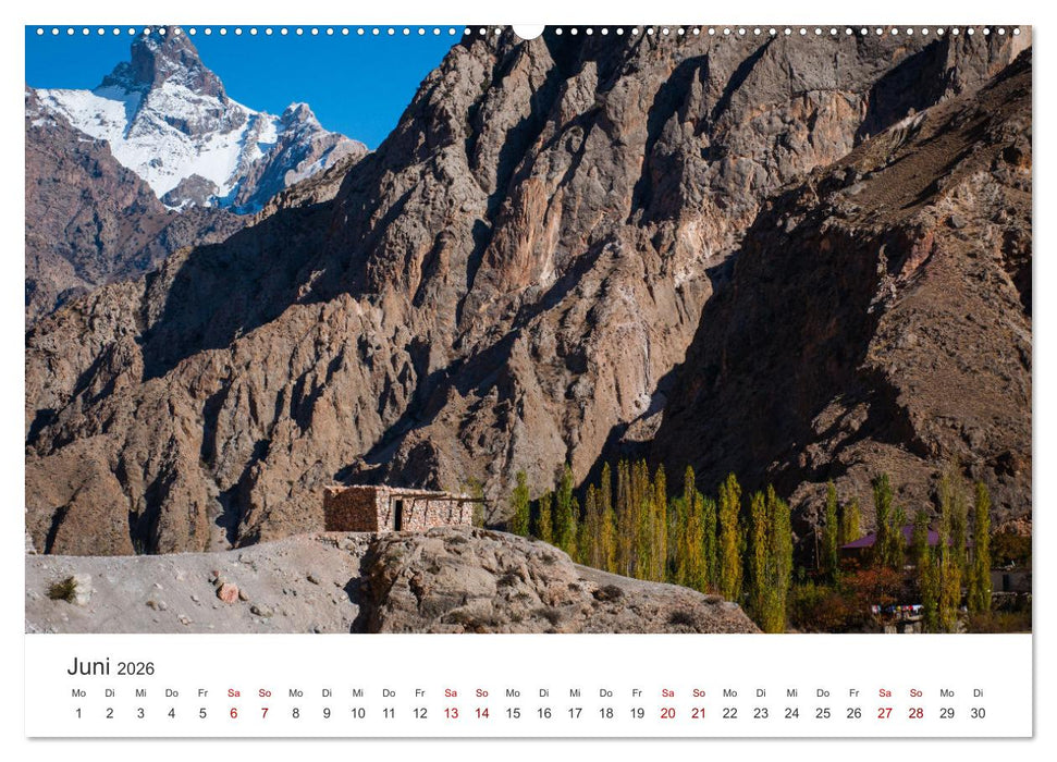 Tadschikistan - Eine wunderschöne Reise in ein unbekanntes Land. (CALVENDO Wandkalender 2026)
