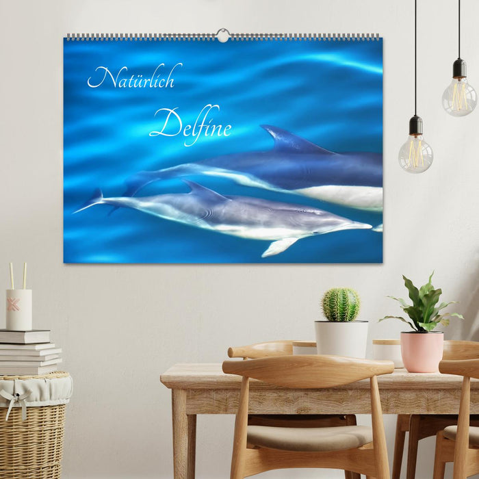 Natürlich Delfine (CALVENDO Wandkalender 2026)