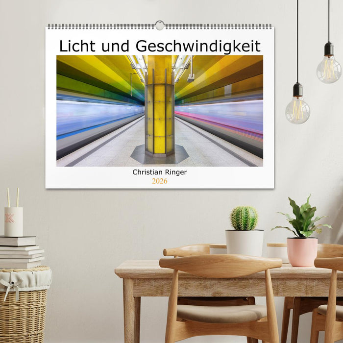 Licht und Geschwindigkeit (CALVENDO Wandkalender 2026)