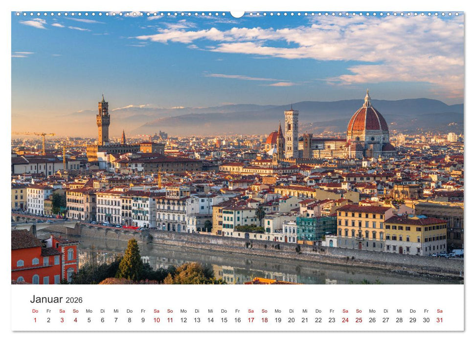 Italien - Eine Reise in das charmante Italien. (CALVENDO Wandkalender 2026)