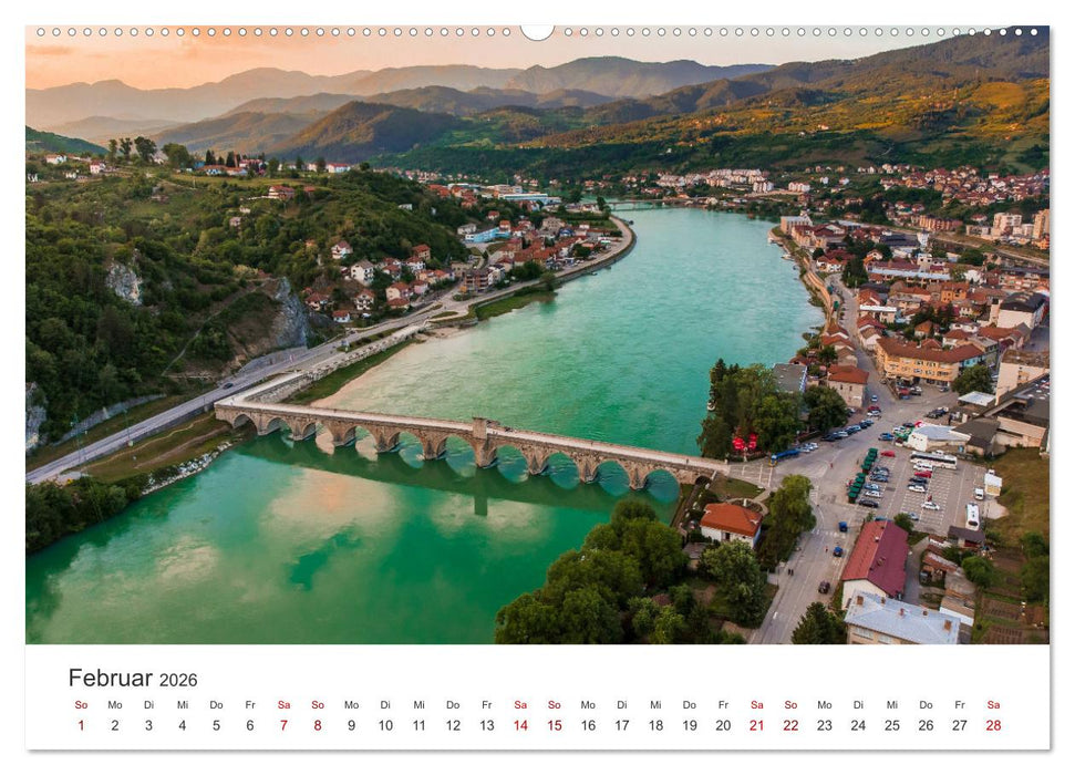 Bosnien - Wunderschöne Natur in einem bezaubernden Land. (CALVENDO Wandkalender 2026)