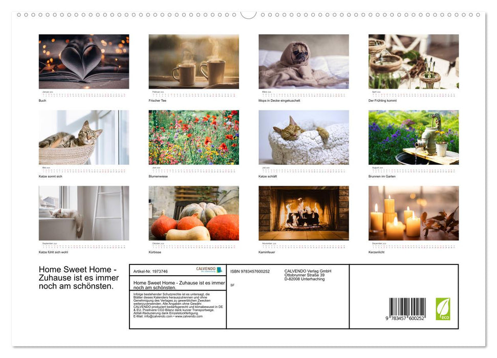 Home Sweet Home - Zuhause ist es immer noch am schönsten. (CALVENDO Wandkalender 2026)