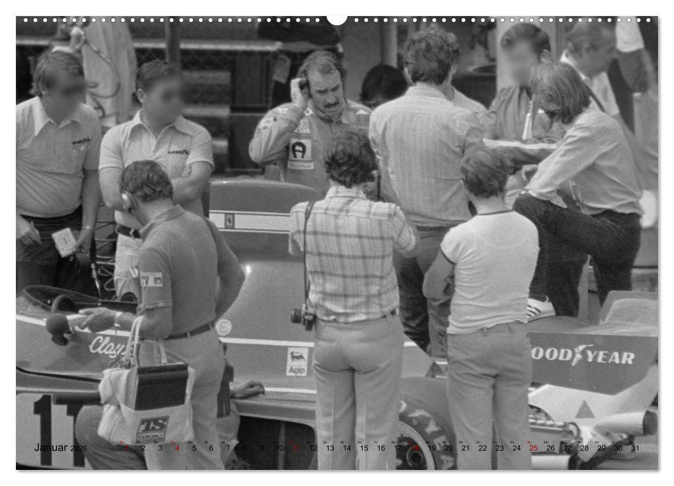 Grand Prix - Formel-Rennen 1972-1977 (CALVENDO Wandkalender 2026)