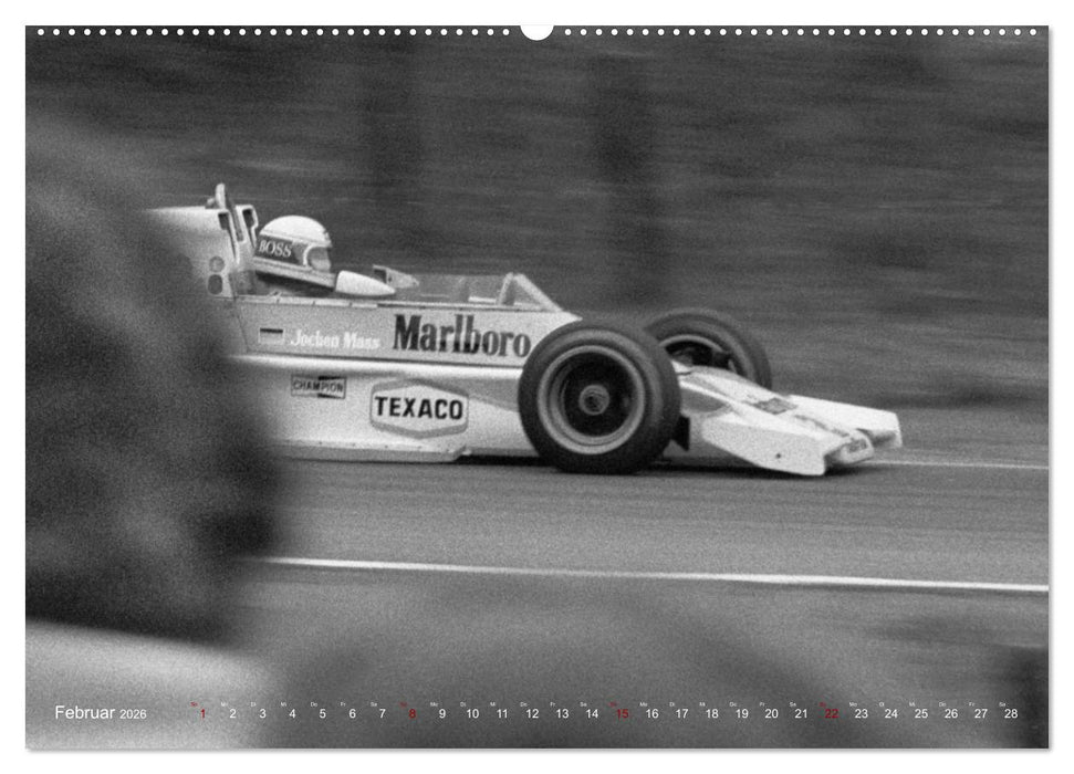 Grand Prix - Formel-Rennen 1972-1977 (CALVENDO Wandkalender 2026)