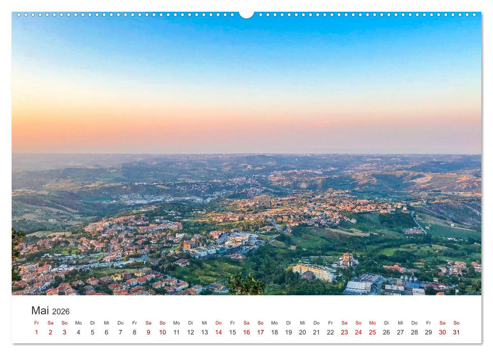 San Marino - Eine Reise in den wunderschönen Zwergstaat. (CALVENDO Wandkalender 2026)