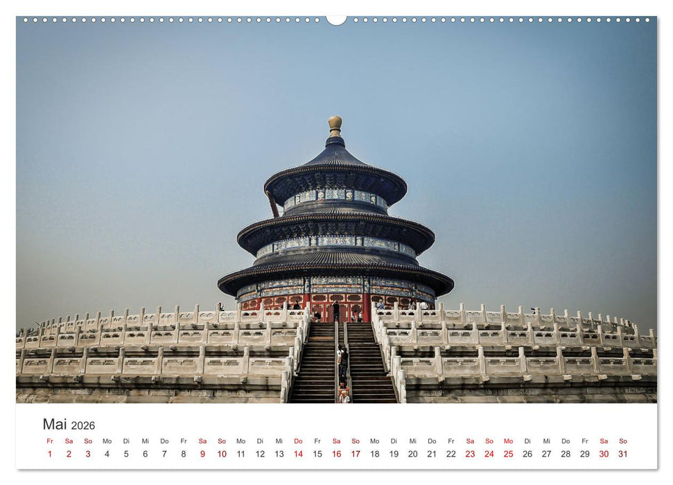 Peking - Die faszinierende Hauptstadt Chinas. (CALVENDO Wandkalender 2026)