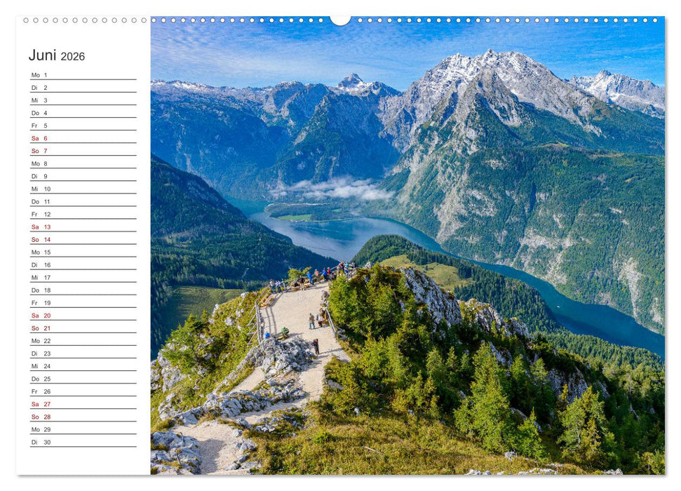 Berchtesgadener Land im Wechsel der Jahreszeiten (CALVENDO Wandkalender 2026)