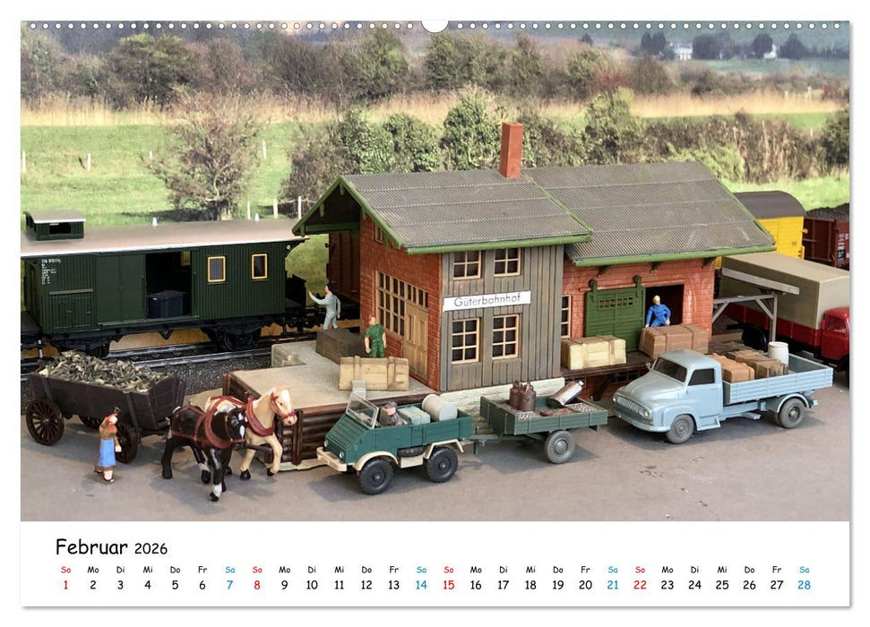 Modellwelten, Modellautos der 50er und 60er Jahre (CALVENDO Wandkalender 2026)