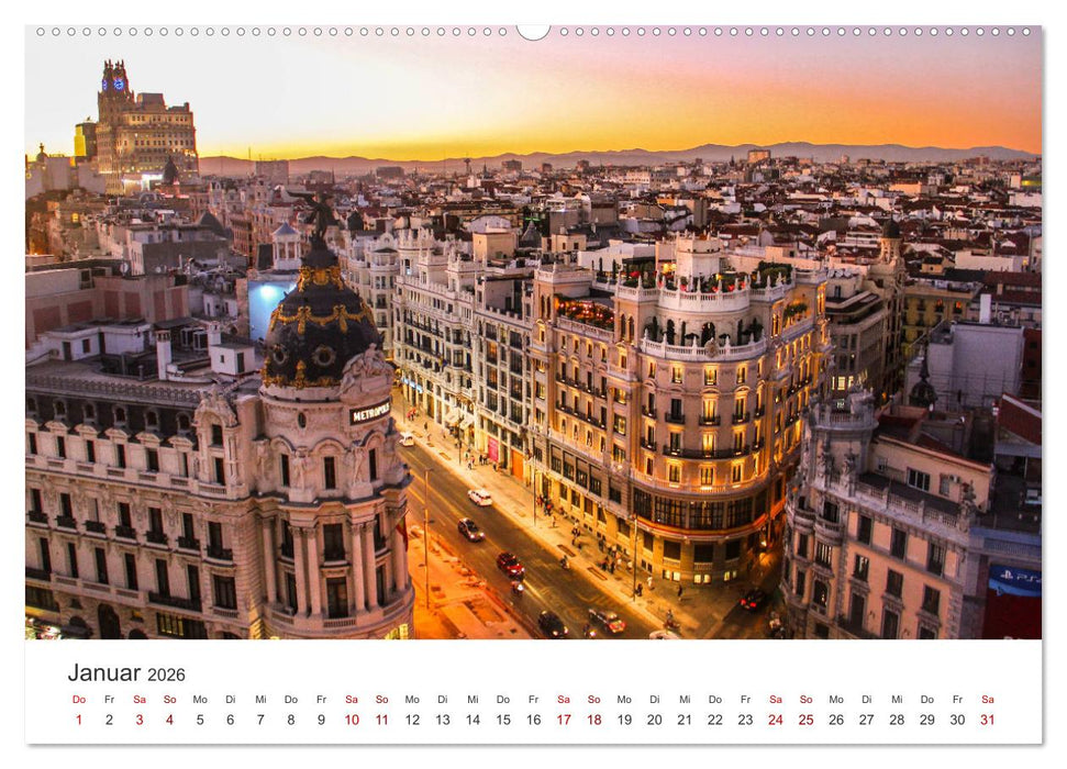 Europa - Eine Reise zu einigen der schönsten Hauptstädten. (CALVENDO Wandkalender 2026)