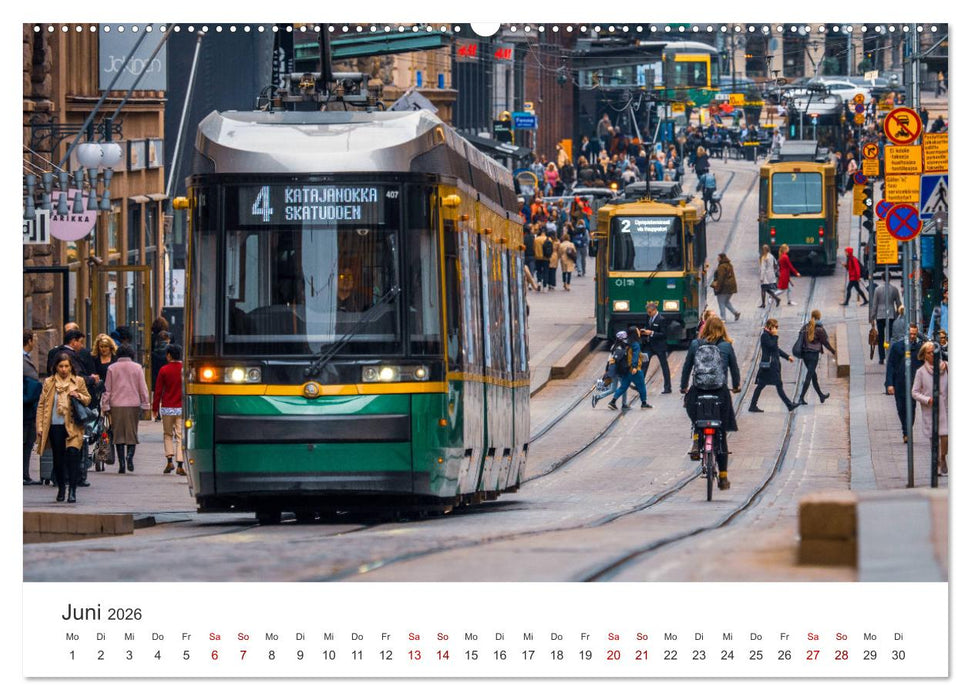 Helsinki - Eine wunderschöne Reise in die finnische Hauptstadt. (CALVENDO Wandkalender 2026)