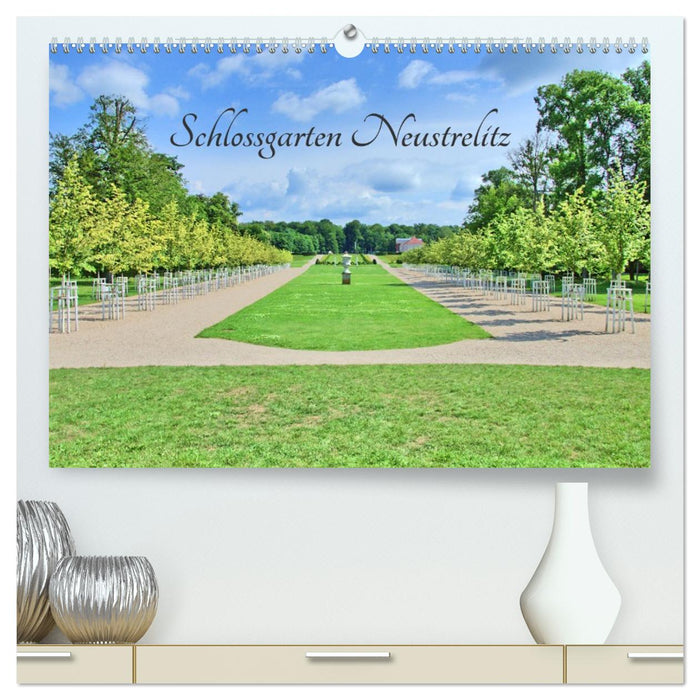 Schlossgarten Neustrelitz (CALVENDO Premium Wandkalender 2026)