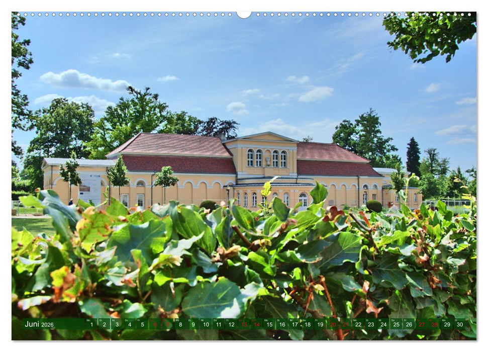 Schlossgarten Neustrelitz (CALVENDO Premium Wandkalender 2026)