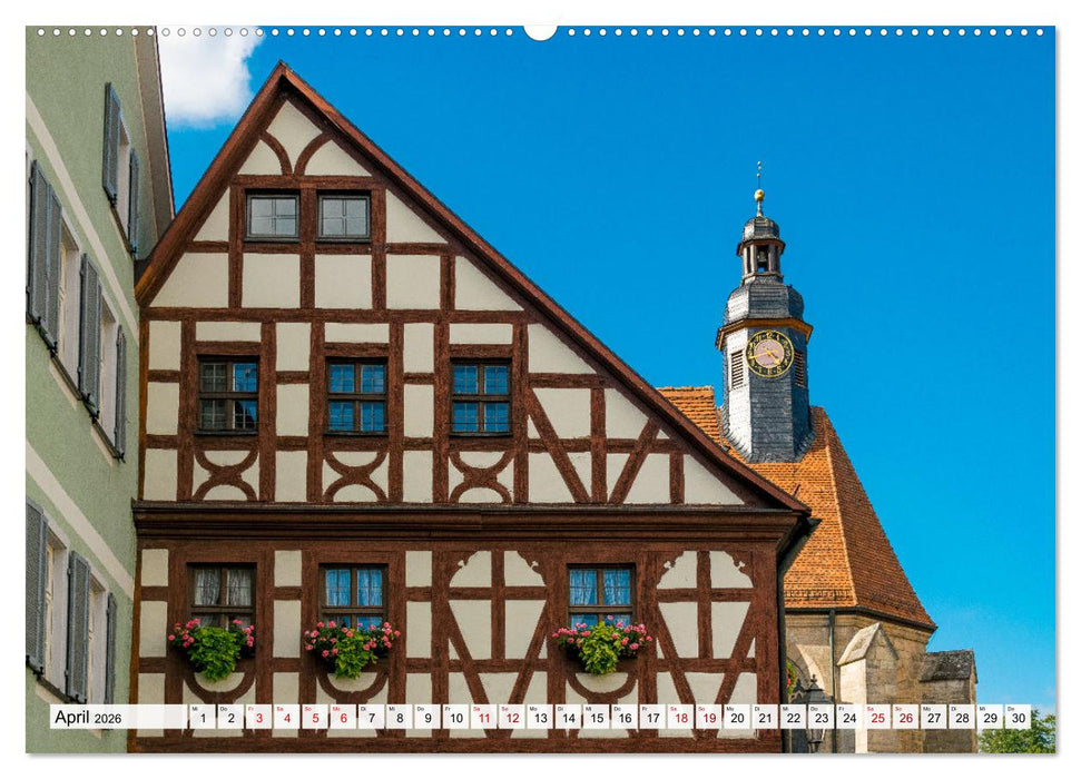 Ein Spaziergang durch Feuchtwangen (CALVENDO Premium Wandkalender 2026)