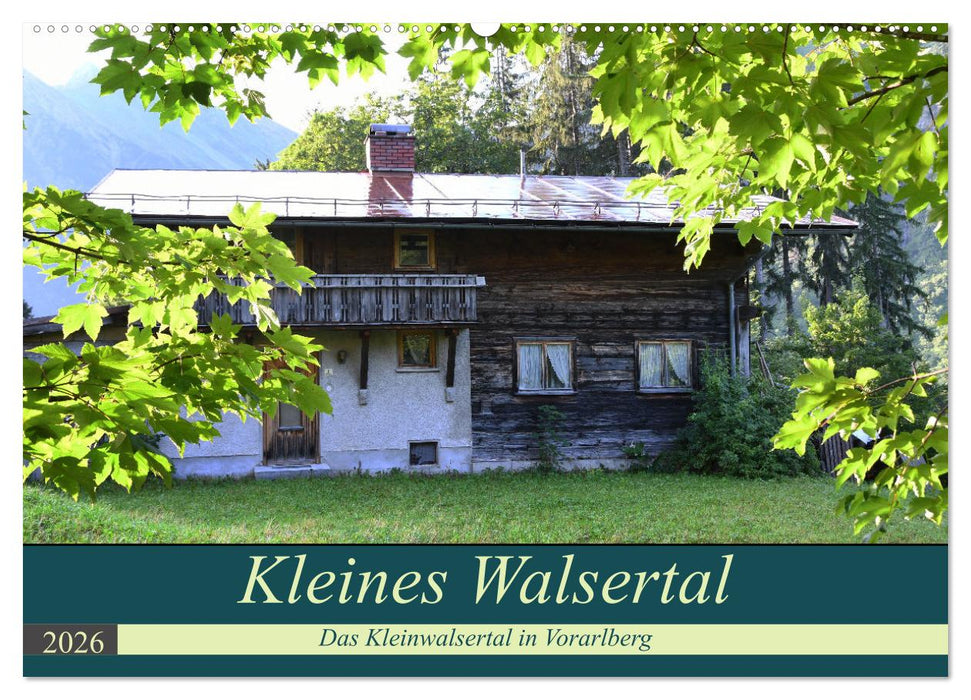 Kleines Walsertal - Das Kleinwalsertal in Vorarlberg (CALVENDO Wandkalender 2026)