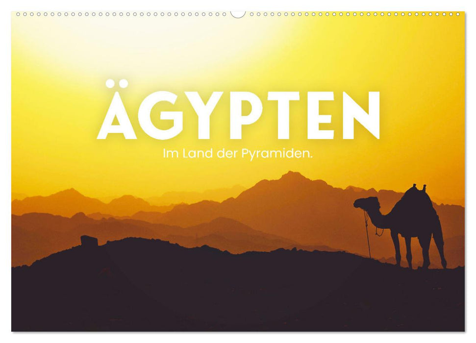 Ägypten - Im Land der Pyramiden. (CALVENDO Wandkalender 2026)