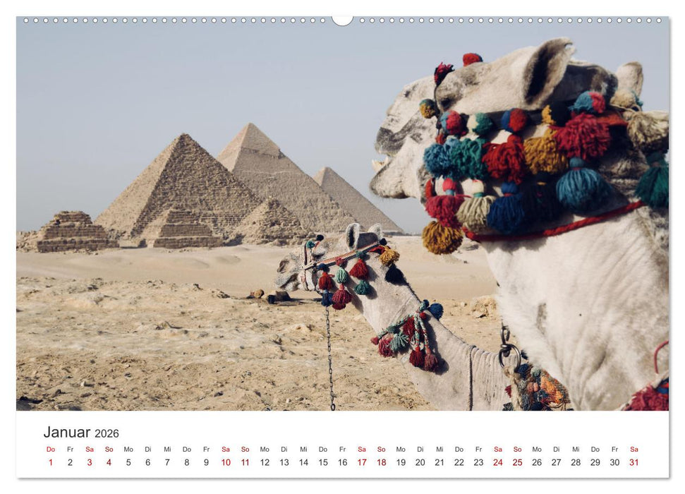 Ägypten - Im Land der Pyramiden. (CALVENDO Wandkalender 2026)