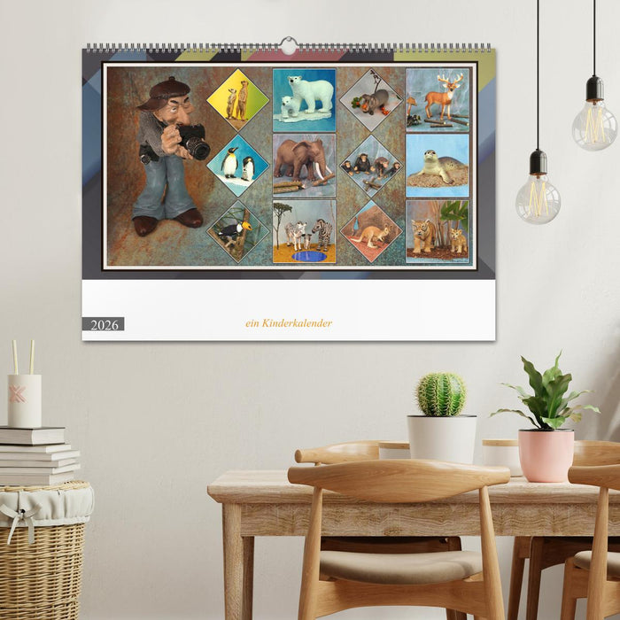Fotograf auf Pirsch - ein Kinderkalender (CALVENDO Wandkalender 2026)