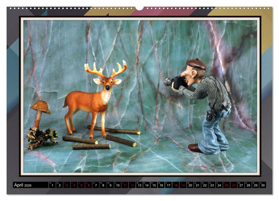 Fotograf auf Pirsch - ein Kinderkalender (CALVENDO Wandkalender 2026)