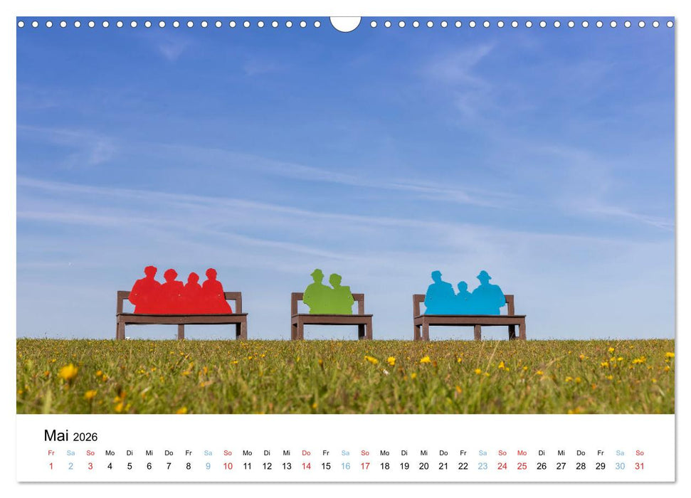 Büsum - Urlaub an der Nordsee (CALVENDO Wandkalender 2026)