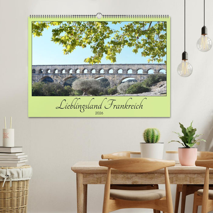 Lieblingsland Frankreich (CALVENDO Wandkalender 2026)