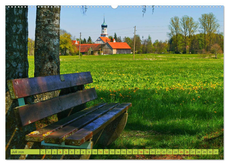 Die Stauden, magische Landschaft rund um Augsburg (CALVENDO Premium Wandkalender 2026)