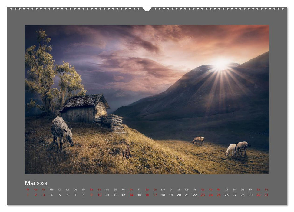 Vom Zauber der Einsamkeit (CALVENDO Wandkalender 2026)