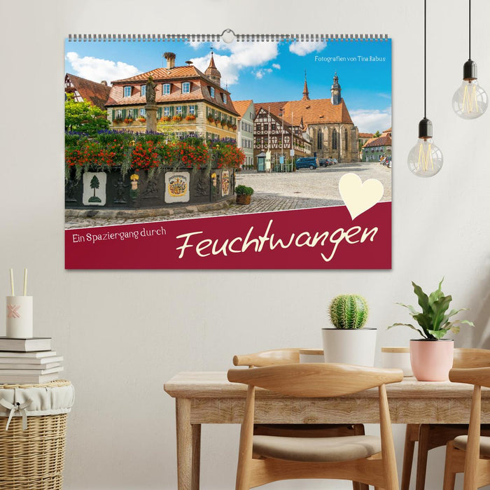 Ein Spaziergang durch Feuchtwangen (CALVENDO Wandkalender 2026)