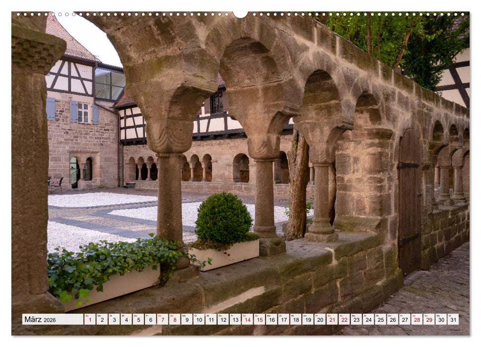 Ein Spaziergang durch Feuchtwangen (CALVENDO Wandkalender 2026)