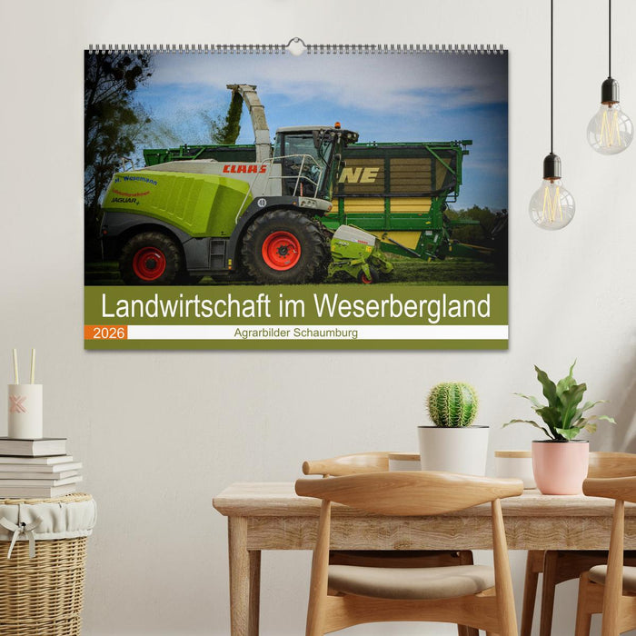 Landwirtschaft im Weserbergland (CALVENDO Wandkalender 2026)