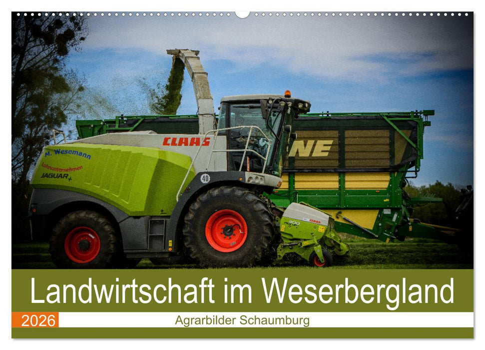 Landwirtschaft im Weserbergland (CALVENDO Wandkalender 2026)