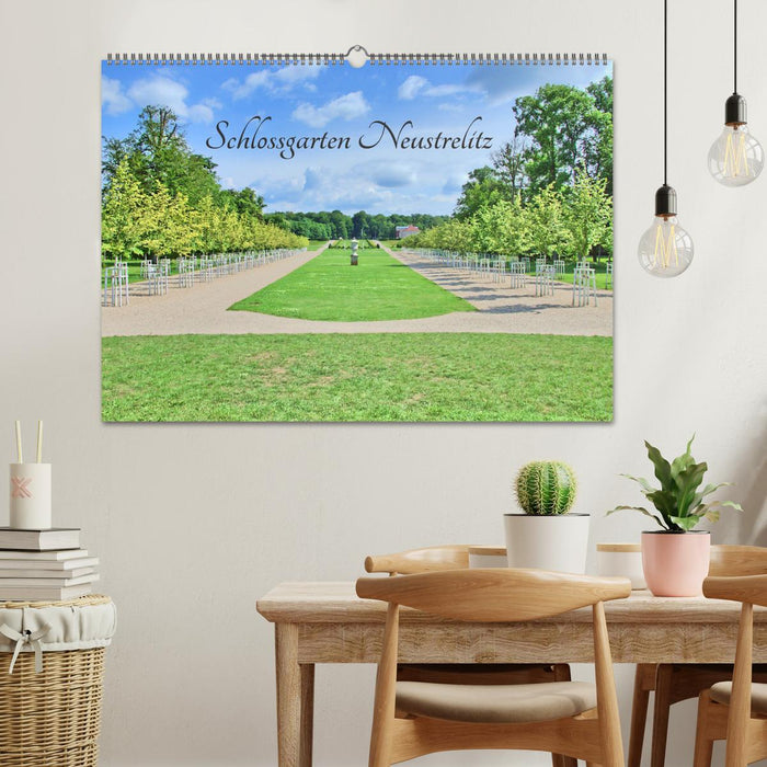 Schlossgarten Neustrelitz (CALVENDO Wandkalender 2026)