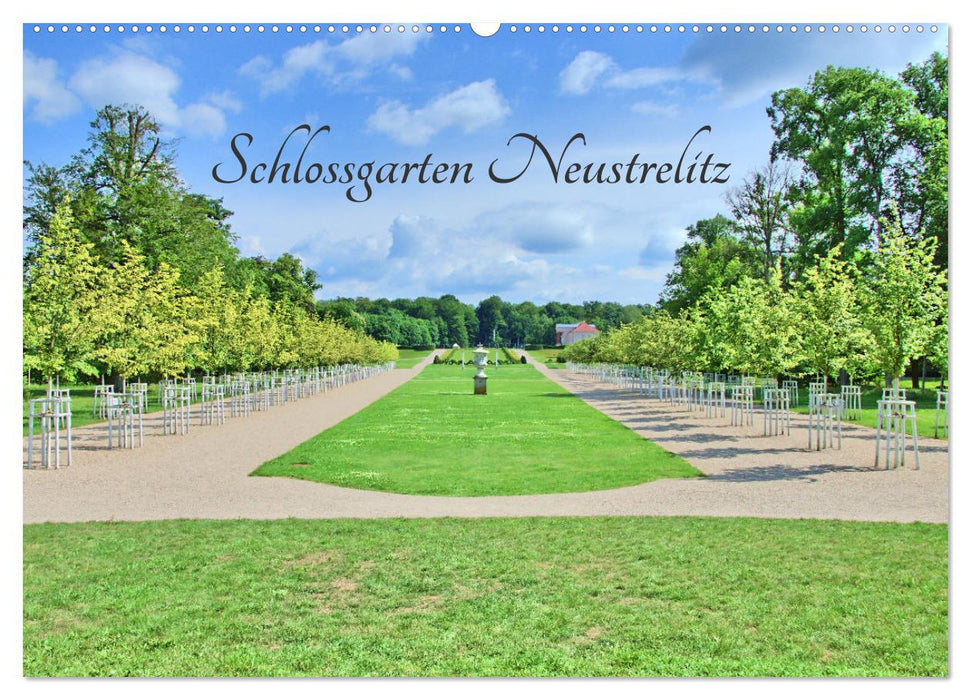 Schlossgarten Neustrelitz (CALVENDO Wandkalender 2026)