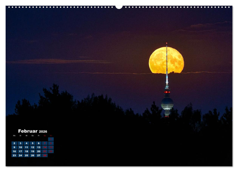 Ein Jahr Fernsehturm Berlin (CALVENDO Wandkalender 2026)