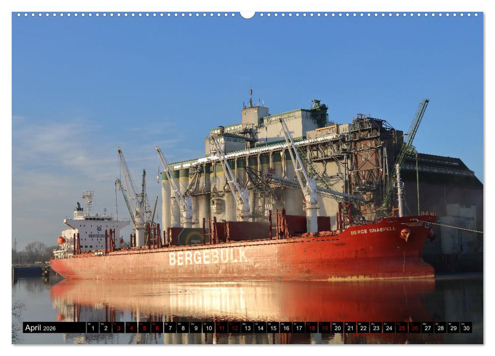 Shipspotting Hamburg (CALVENDO Wandkalender 2026)
