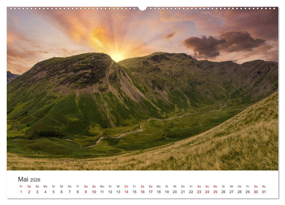 Lake District - Der berühmte Nationalpark Englands. (CALVENDO Wandkalender 2026)