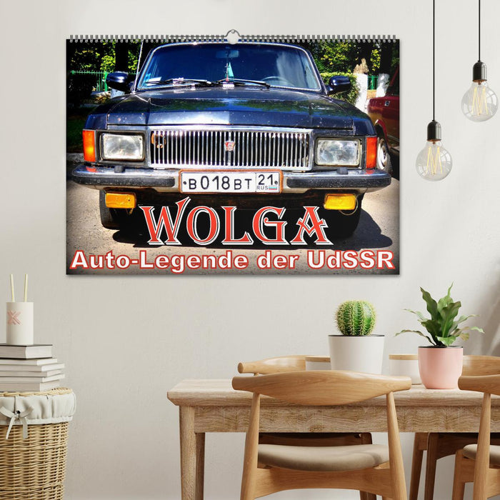 WOLGA - Auto-Legende der UdSSR (CALVENDO Wandkalender 2026)