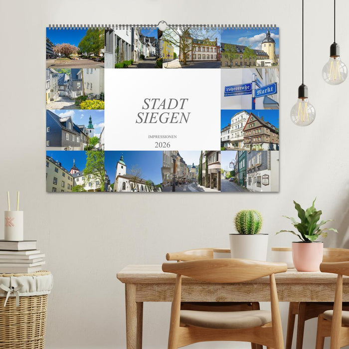 Stadt Siegen Impressionen (CALVENDO Wandkalender 2026)