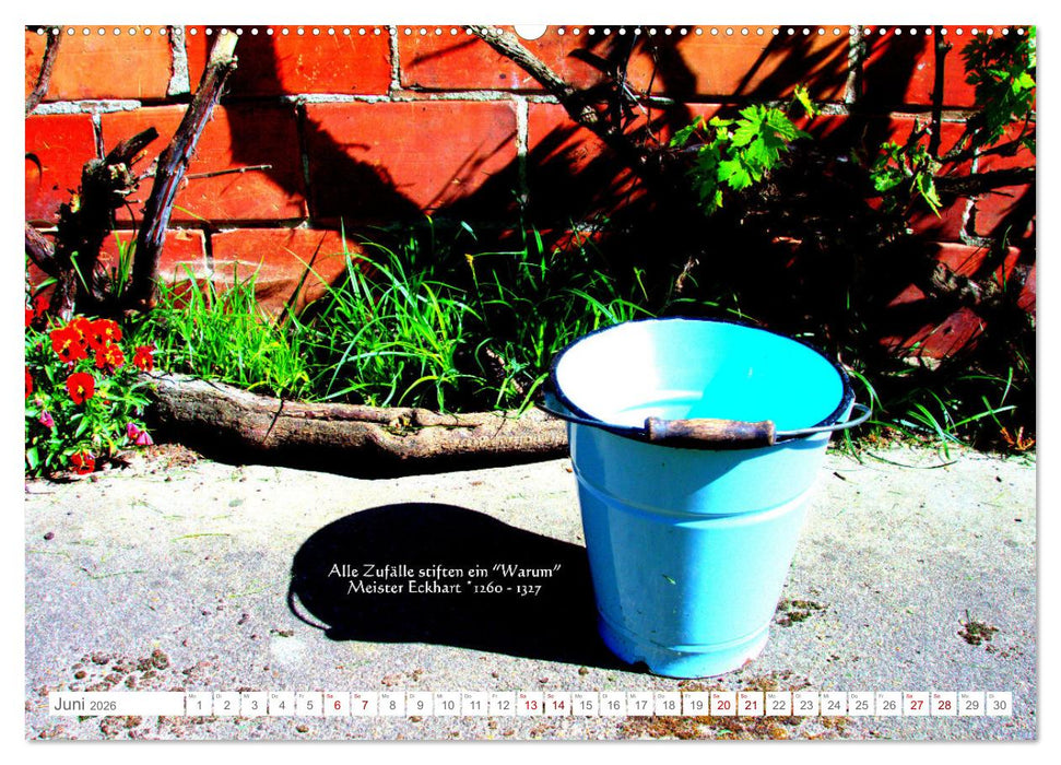 Über den Zufall - Nachdenk-Kalender (CALVENDO Wandkalender 2026)