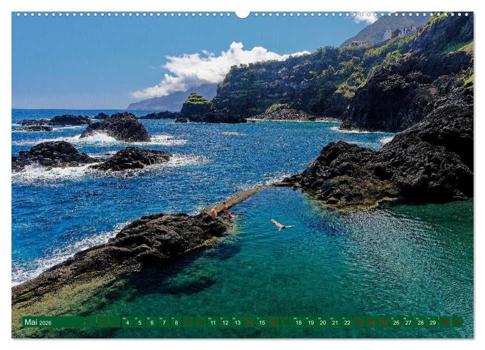 Madeira und Porto Santo (CALVENDO Wandkalender 2026)