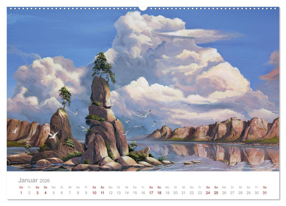 Paradise, Ausblicke und Träumereien (CALVENDO Wandkalender 2026)