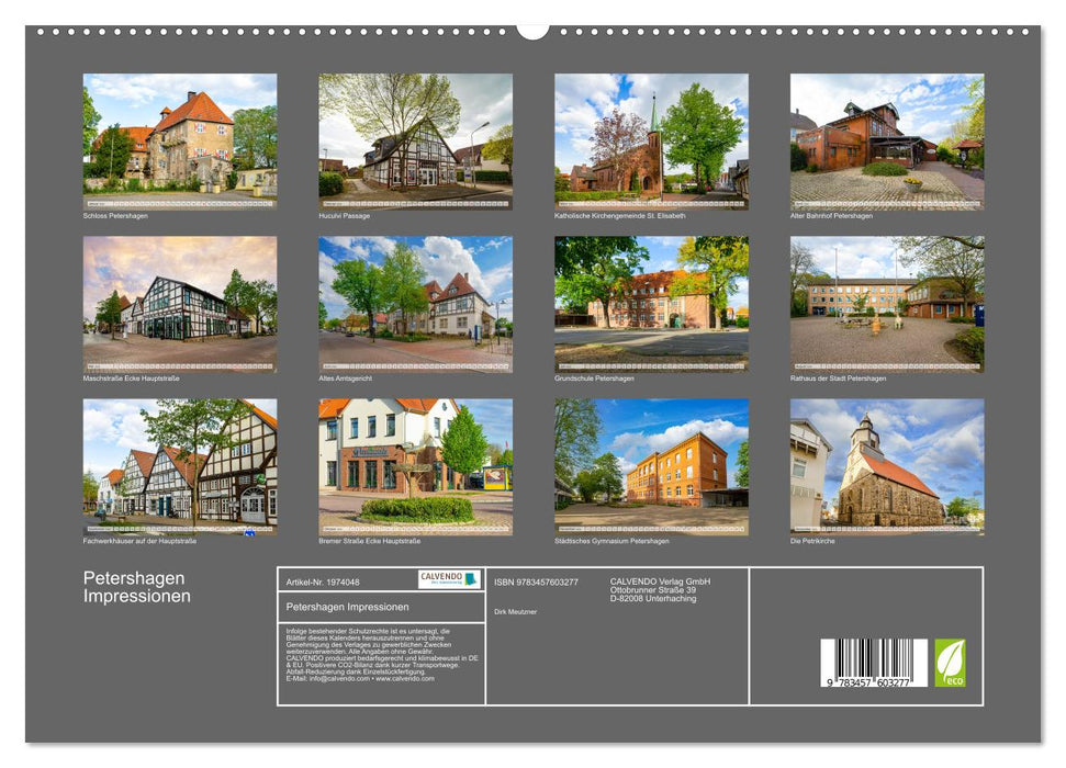 Petershagen Impressionen (CALVENDO Wandkalender 2026)