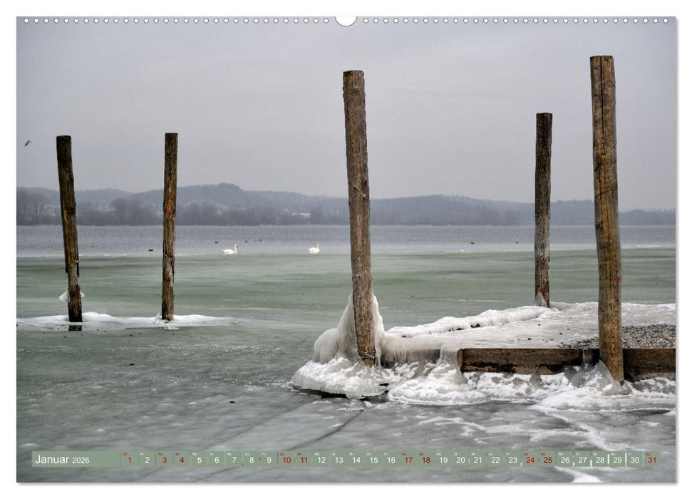 Zauberhafter Westlicher Bodensee (CALVENDO Wandkalender 2026)