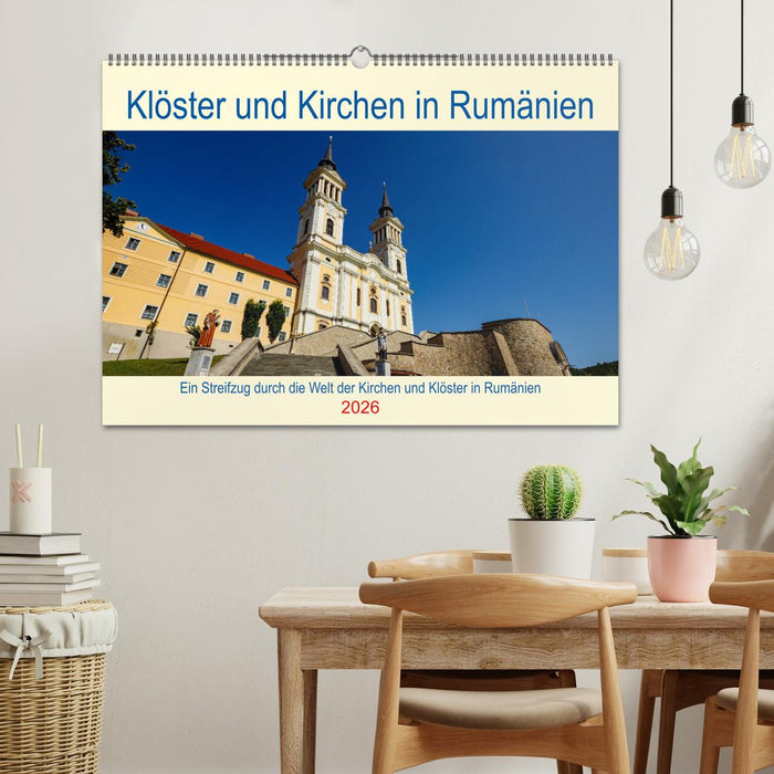 Kirchen und Klöster in Rumänien (CALVENDO Wandkalender 2026)