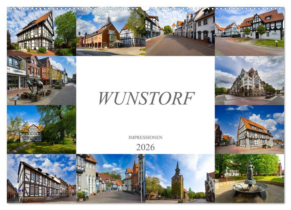Wunstorf Impressionen (CALVENDO Wandkalender 2026)