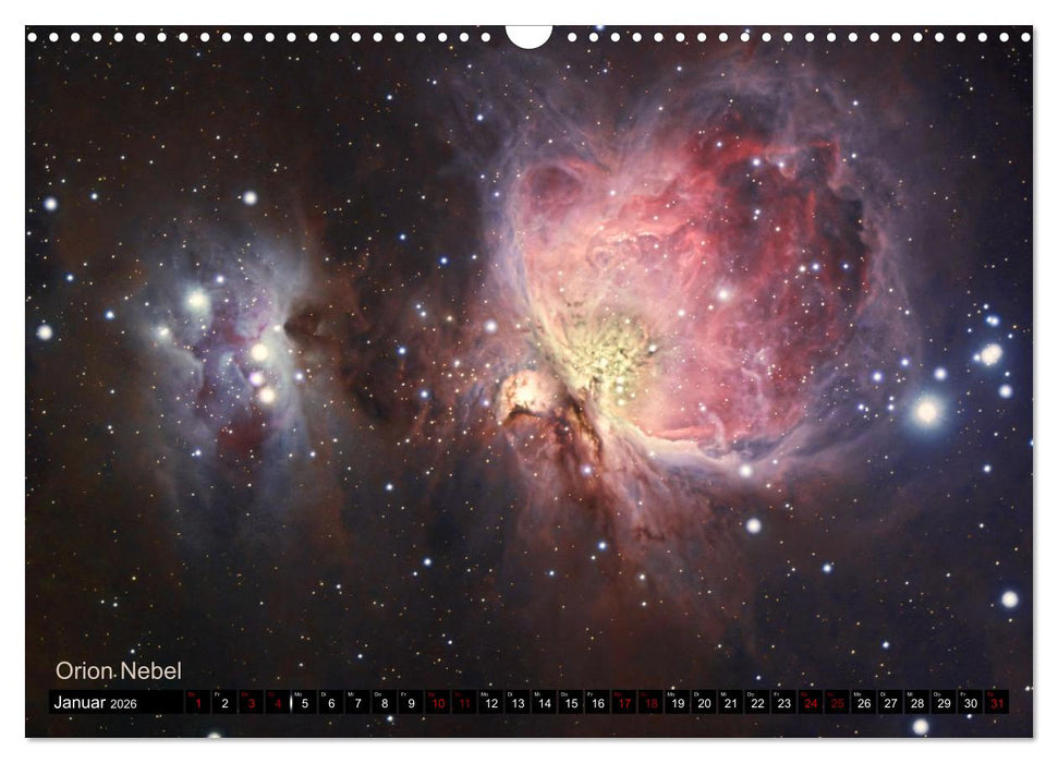 Deep Sky Kalender (CALVENDO Wandkalender 2026)