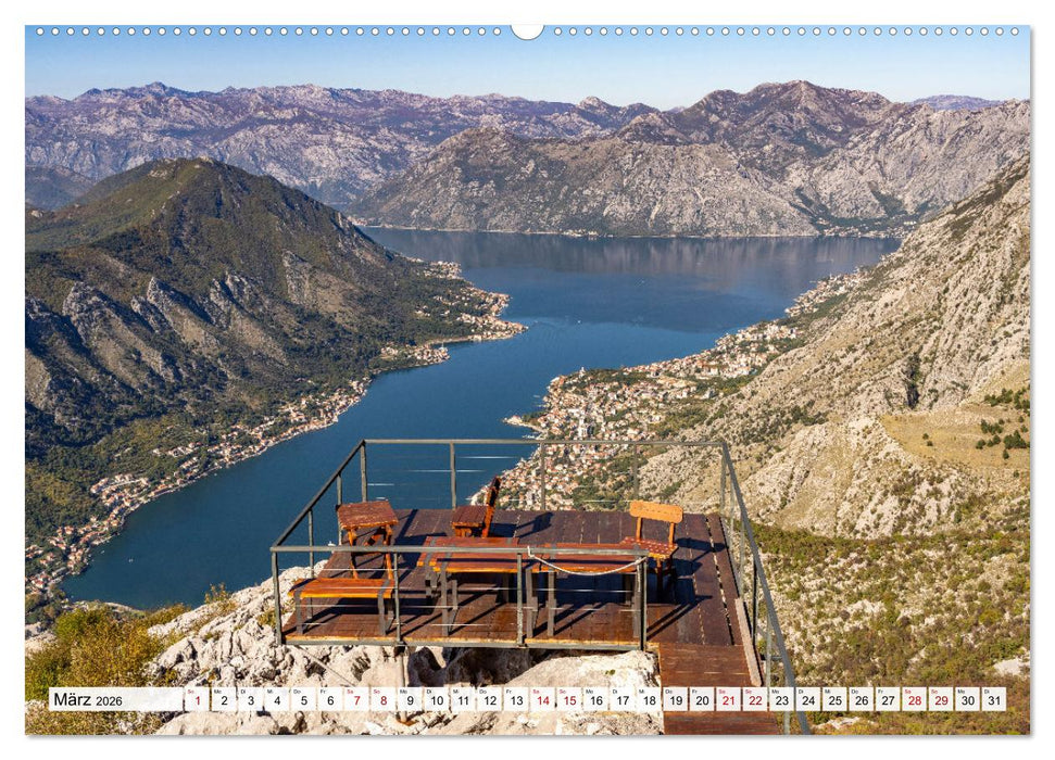 Welterbe - Die Bucht von Kotor (CALVENDO Wandkalender 2026)