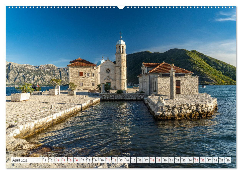 Welterbe - Die Bucht von Kotor (CALVENDO Wandkalender 2026)