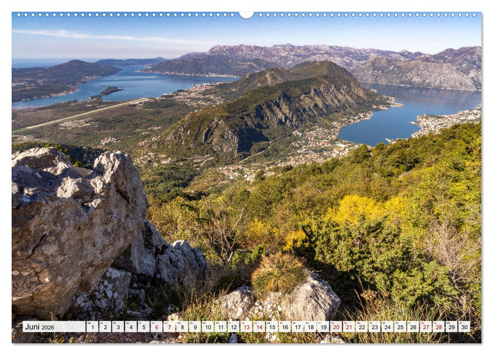 Welterbe - Die Bucht von Kotor (CALVENDO Wandkalender 2026)