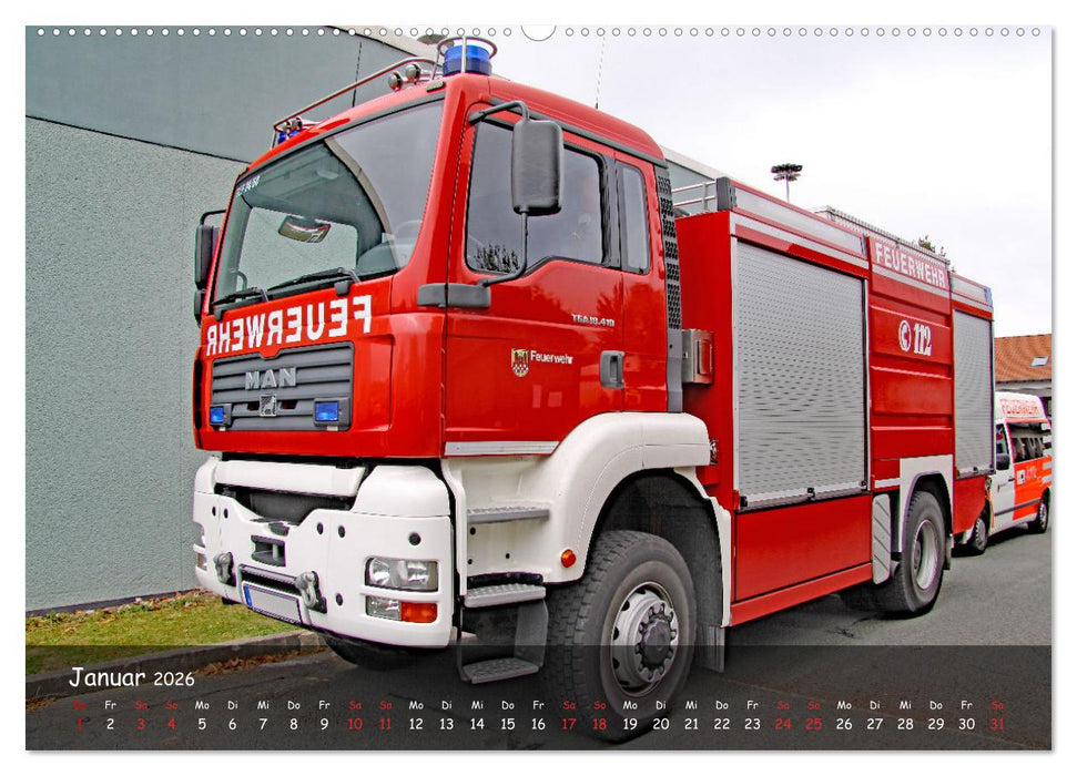 Der Rettungsdienst (CALVENDO Wandkalender 2026)