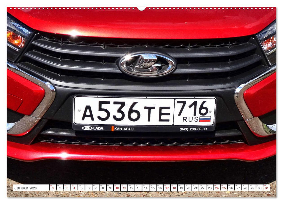 IM LADA-LOOK - Oldtimer und Newtimer in Russland (CALVENDO Wandkalender 2026)